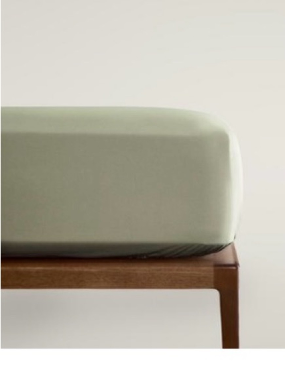 Zara Home Luxury Sage Green Fitted Sheet - Home Bedding King Size